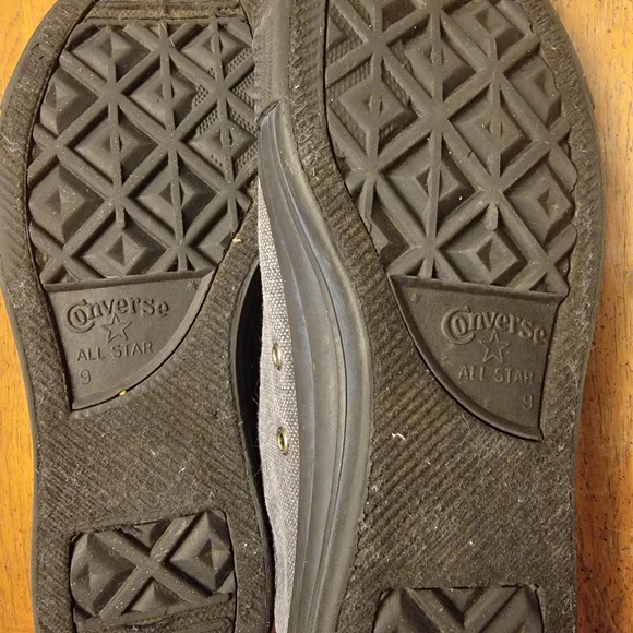 Men's Converse Chuck Taylor All Star Black Demin - Size 9 - Picture 3 of 4